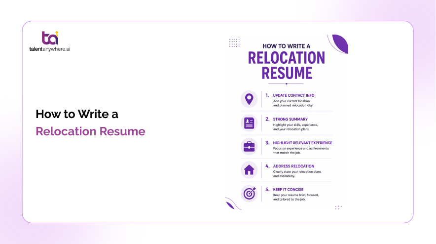 Relocation Resume