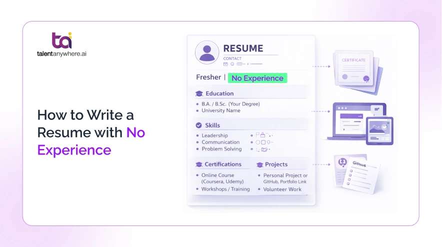 How to write a resume with no experience step by step guide for students and freshers