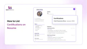 how to list certifications on resume guide