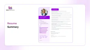 resume summary examples