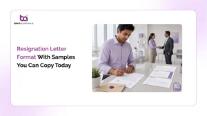Resignation letter format with samples you can copy today