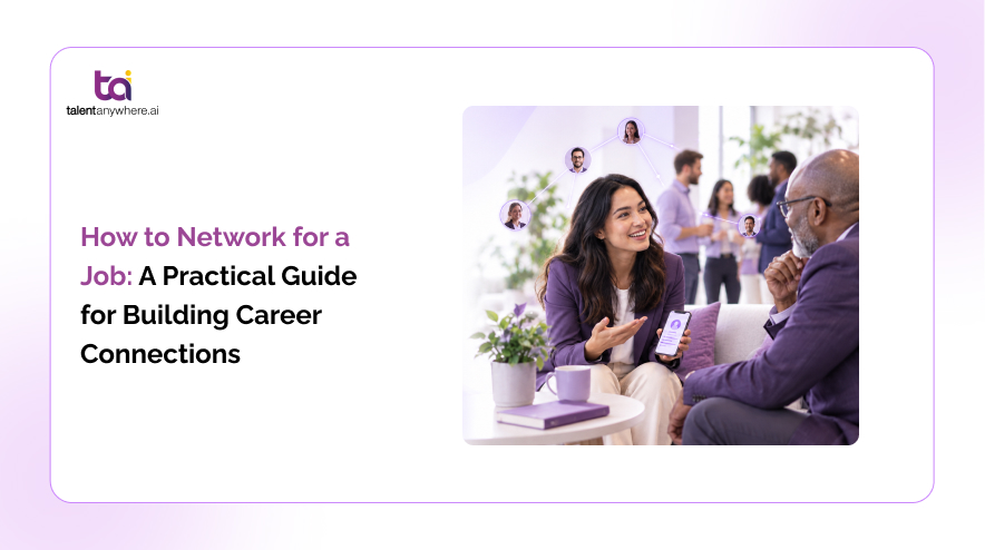 Job seeker networking with professionals on LinkedIn to find career opportunities