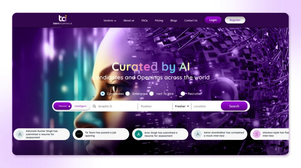 talentanywhere.ai free ATS resume checker